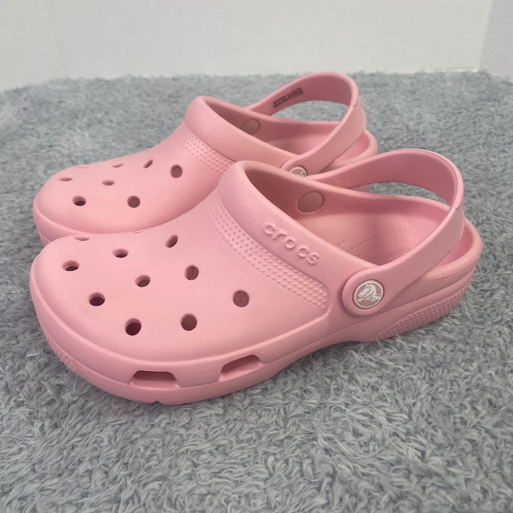 Crocs‎ Classic Clog Women 6 Men 4 Pink Lightweight Comfort Slip On Shoes